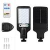 Luz de Rua Solar Externa Transfronteiriça com Controle Remoto Luz de Parede LED Novo Sensor de Corpo Humano Luz de Jardim À Prova d'Água Luz de Jardim