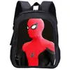 Mochila Escolar para Jardim de Infância Homem-Aranha Homem Aranha Estampa de Personagem One Piece Mochila Infantil 13 polegadas Atacado Transfronteiriço