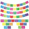 Banderines de Halloween Transfronterizos, Decoraciones Mexicanas, Piñata, Banderas del Día de Muertos, Banderines Navideños