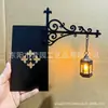 Estantería de Libros para Productos Nuevos Transfronterizos Luz de Linterna Iluminación de Estantería de Biblioteca Linterna Artesanías de Hierro