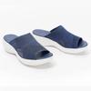 Sandalias y pantuflas ligeras y planas informales para mujer, de Amazon, para exteriores, de tejido volador, novedad de verano