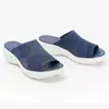 Novas Chinelas de Malha de Verão da Amazon, Chinelas Casuais Femininas Leves para Uso Externo com Solado Plano