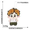 Nuevos personajes de dibujos animados de anime bidimensionales de peluche, colgantes hechos a mano para DIY para combinar con mochilas y cajas, parches de tela bordados