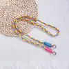 Clip Trasero Largo para Teléfono Móvil Correa Cruzada Cuerda Trenzada Tejida a Mano Ajustable Se Puede Llevar en la Espalda/Colgar en el Cuello Cadena para Colgar Mochila Botella de Agua