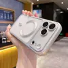 Adequado para Apple 17Promax, Transforma-se Instantaneamente em uma Capa Magnética para Celular, Nova Capa Protetora Mate para iPhone 18, Cobertura Total 1516
