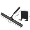 Rasqueta de Acero Inoxidable Limpiador de Vidrio Herramienta Mágica para Baño Limpieza de Metal Raspador de Vidrio