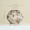 Vaso de Cerâmica Criativo, Novo Estilo Minimalista Chinês Wabi-Sabi, Decoração de Mesa para Pousada, Casa, Restaurante, Ornamentos e Artesanato