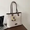 Bolsa transfronteiriça de grande capacidade 2026 outono nova tendência moda feminina simples elegante bolsa de ombro bolsa tote casual para meninas