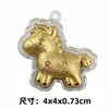2026 Novo Estilo "Fique Rico Agora" Chaveiro Corrente de Celular Decoração Pingente de Bolsa Evento de Negócios Brinde Promocional