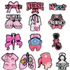 Acessórios de Joia da Série de Desenhos Animados de Enfermagem Transfronteiriça Broche Decorativo Plano Acessórios para Mala DIY Patch Decorativo Médico de Borracha Macia