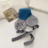 Nuevos Orejeras Cálidas de Felpa con Bloques de Color y Cara Sonriente Otoño Invierno para Mujer, Dulces, Lindas, A prueba de Viento, Cubre Orejas para Ciclismo, Calentadores de Orejas