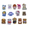 Adesivos de Etiqueta Mini Fofos, Estampas de Transferência Térmica, Patches de Tecido Autoadesivos Coloridos de Desenho Animado para Roupas, Artesanato Feito à Mão de Cachorro Pequeno Pet
