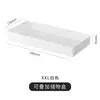 Divisor de Cajón Caja de Almacenamiento Acrílico Cocina Palillos y Cubiertos Almacenamiento Rectangular Transparente Caja Organizadora