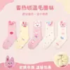 Calcetines para Niños, Calcetines de Rizo Media Pantorrilla, Calcetines de Rizo Forrados de Felpa y Engrosados para Niños, Calcetines para Niños de Otoño e Invierno, Calcetines Gruesos Cálidos para Invierno
