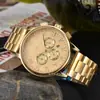 Artículo popular de comercio exterior: Reloj Cronógrafo Multifuncional de Seis Manecillas con Correa de Acero Inoxidable, Reloj de Moda de Cuarzo, Venta al por Mayor en Pequeñas Cantidades