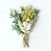 Mini Buquê Transfronteiriço Buquê de Flores Secas Frescas Lembrancinha de Festa Materiais Florais Artesanais DIY Materiais Decorativos