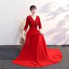 2026 Nuevo Vestido de Noche Disfraz para Actuación Coral Vestido Largo para Mujer Vestido de Presentadora Solista Director de Coro Disfraz de Coro
