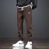 Calças Casuais Masculinas para Primavera e Outono, Calças Jogger Esportivas Masculinas, Corte Amplo, Veludo Cotelê, Novo Estilo, Calças de Moletom Casuais para Homens