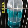 Alimentador y Bebedero Automático para Loros, Mynas, Palomas y Pájaros, Taza Multipropósito, Caja de Comida para Pájaros, Comedero, Bebedero, Antifugas