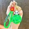 Chaveiro Musical Criativo Novo Panda Giratório Exquisito Fofo Brinquedo Giratório Descompressor Pingente Acessórios para Bolsa Presentes