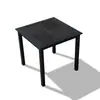 Mesas y Sillas de Plástico-Madera para Exteriores, Muebles para Cafetería al Aire Libre en el Patio, Muebles de Madera Anticorrosión para Terraza, Fábrica de Mesas y Sillas de Ocio para Balcón