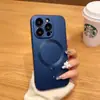 Adecuado para Funda Magnética Creativa de Teléfono Apple 17, Color Sólido Metálico Película para Lente iPhone 16 Pro Max Protección Completa