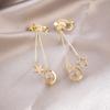 Pendientes de Clip Elegantes y Versátiles para Mujeres Sin Perforaciones, Adecuados para el Viaje Diario, con un Toque de Lujo Ligero de Alta Gama, Diseño Triangular