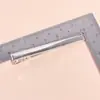 Pinza de pico de pato 6/7/8cm pasador para el pelo diy clip inferior pinza dorada y plateada pasador rectangular material hecho a mano pinza lateral pinza de metal