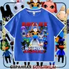 Nova camiseta infantil de manga curta Roblox Animal Hospital top da moda