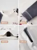 Ropa de Algodón Puro para Bebé de Otoño, Ropa Interior Estampada para Bebés, Sudadera con Dibujos Animados para Bebés y Niños Pequeños, Capa Base para Primavera y Otoño, Sudadera Camiseta con Abertura en el Hombro