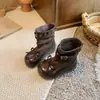 Zapatos para Niños Niñas Botas de Piel 2026 Otoño Invierno Nuevo Estilo Niños Retro Estilo Coreano Dr. Botas Martens Niñas Antideslizantes Botas Birkenstock Elegantes