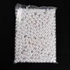 Material DIY artesanal acessórios de contas soltas pérola de imitação ABS contas soltas Jin inteiras contas redondas de furo duplo 4-20mm