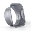 Adaptador de Duto para Sistema de Ar Fresco Quadrado para Redondo Flange de Metal Angulado Entrada e Saída de Duto de Coifa