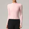 Chaqueta Deportiva de Exterior Otoño Invierno para Mujer Secado Rápido Transpirable Ajustada Manga Larga Top para Correr Fitness Ropa para Montañismo Senderismo Yoga