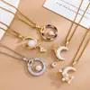 Colar Leve Luxo Nicho Anel Pérola Colar Acessórios Moda Simples Dia dos Namorados Chinês Corrente da Clavícula Cruzamento Venda Quente Corrente de Suéter