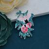 Cheongsam antiguo tapeta de presión temperamento colgante broche electroforesis alto color gota de aceite poroso mariposa baile borla accesorios DIY