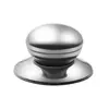 Acessórios para cabo de tampa de panela tampa de panela universal de aço inoxidável cabeça de tampa de panela de vidro bead superior anti-queimadura tampa superior de wok doméstico