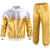 Chaquetas y Pantalones Deportivos Disco de los 80 Transfronterizos Conjuntos de Jogging Estilo Retro Fiesta Temática de los 90