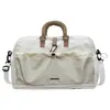Bolsa de viaje de gran capacidad para viajes cortos para mujer, bolso de mano expandible ligero, bolsa para deportes y fitness, bolsa de viaje, bolsa de equipaje portátil