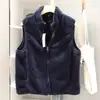 Chaleco de coral de estilo japonés para otoño e invierno, cuello alto, unisex, forrado de forro polar para abrigar, prenda exterior gruesa