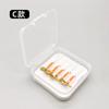 Egret Fly Atacado Luya Hélice Modificada Fly Bait Fly Bionic Isca Falsa Branco Strip Bass