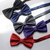 Corbata de Lazo para Hombre Vestido Formal Novio Británico Boda Lazo Traje Negro Rojo Fiesta Festiva Combinación Total Moda