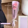 Bolsa de Embalaje de Flor de Rosa Bolsa Transparente Impermeable Opp Bolsa para Ramo Tienda de Flores Embalaje Grueso Color Sólido Bolsa para Flor Individual