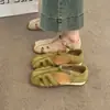 Sandalias Vintage de Punta Cerrada para Mujer 2026 Nuevo Diseño de Nicho Tejidas Huecas con Hebilla Zapatos Jaula de Cerdo Sandalias Planas Huecas