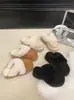 Botas de Neve com Solado Grosso Pantufas de Pelo Femininas para Exterior Fechadas Meia Pantufa 2026 Novas Pantufas de Algodão Pelúcia para Calçar no Inverno
