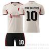 26 Liverpool Visitante Liga de Campeones No. 11 Jersey de Salah 7 Wirtz 9 Isak Traje de Uniforme de Fútbol Hombres Rota