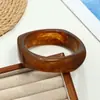 Pulseiras Populares Europeias e Americanas Transfronteiriças Pulseiras de Acrílico Translúcido Manchas Pulseira de Resina Curva Exagerada Joias