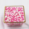 500g Azúcar Dorado Comestible para Decoración de Pasteles, Perlas Redondas, Rodajas Redondas, Donas de Calabaza con Decoración Colorida