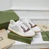 Tênis Esportivo Retro Segunda Geração Marca G 2024 Novo Couro Genuíno Respirável Sapatos Brancos para Mulheres Casal Sapatos Sujos Pequenos