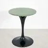 Capa de mesa redonda lavável em estilo nórdico, capa de toalha de mesa redonda para sala de estar, bar de chá, capa à prova d'água para mesa de jantar pequena, feita sob medida pelo fabricante